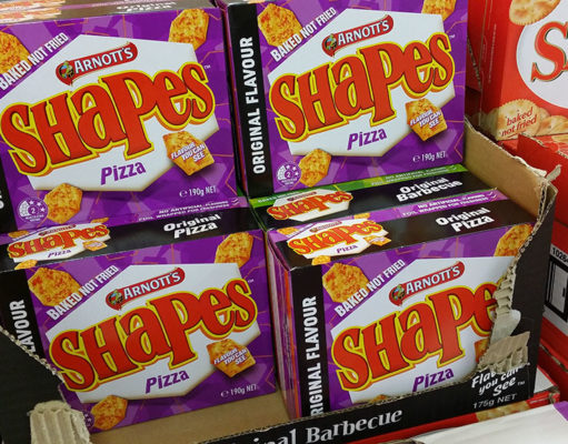 Arnott’s Original Pizza Shapes is Back