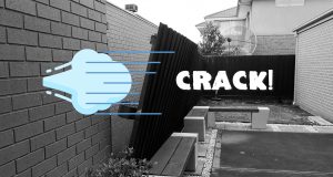 How to Fix A Damaged Fence Due to Strong Wind // Complete & Cheap DIY Technique