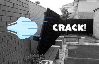 How to Fix A Damaged Fence Due to Strong Wind // Complete & Cheap DIY Technique